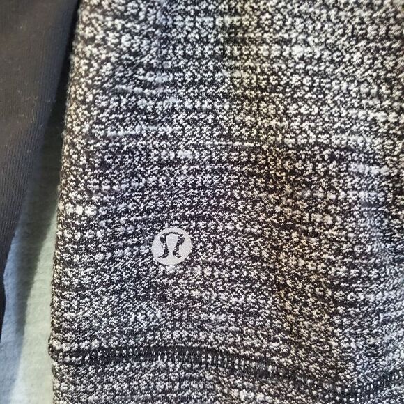 Lululemon Jacket Womens Medium Gray Black Active Yoga Two Tone Full Zip - Picture 10 of 11